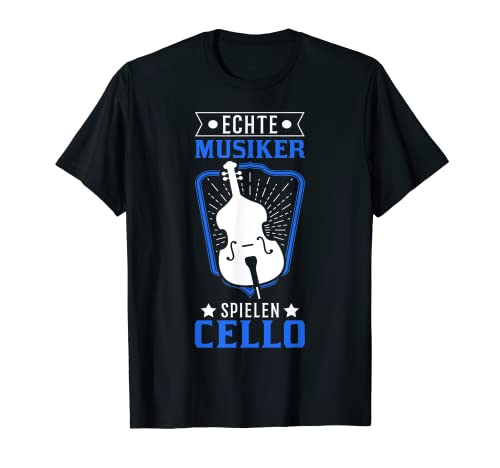 I veri musicisti giocano Cello Cellist Maglietta
