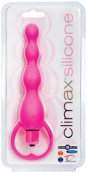 Climax Silicone Vib Anal Beads Pink