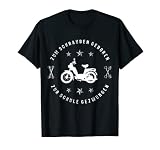 Divertido destornillador de ciclomotor de 25 km/h, con texto en alemán '2 Stroke Engine' Camiseta