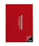 Tamaño a4, 96 páginas Additio P202 Cuaderno de Programación Rojo