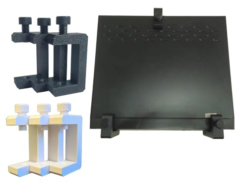 Image of Universal Wallmount/Underdesk C Brackets (C, Black, 25-34 mm)