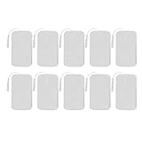 MAGT Elektrode Massage Patches, 10pcs Elektrodenpflaster Physiotherapie Ersatzkissen for Körpermassager-Maschine