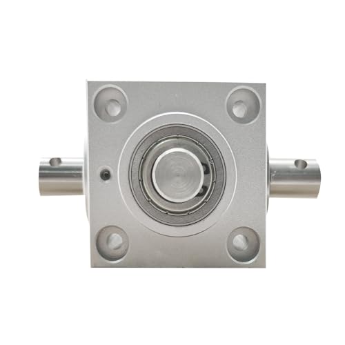 Image of 1:1 Right Angle Tapered Bevel Gearbox 1.5 Module 20 Teeth 90 Angle Drive Steering Gear Device Simple Mechanical DIY Module with 15mm Shaft