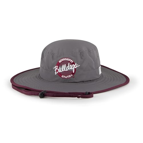 The Game NCAA Licensed Mississippi State Bulldogs Boonie Hat, Mississippi State University Game Day Bucket Hat