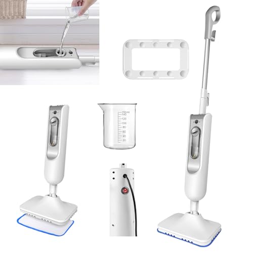 Steam Mop Tile Floor Cleaner for Floor Cleaning,Wet Dry Dust Flat Cleaning Mop Electric Mop Floor Mop with 400 ML Tank&2 Washable Mop Pads,Floor Steamer Shark Steam Mop for Hard Floor Cleaner