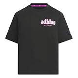 [アディダス] 半袖 Tシャツ キッズ ガールズ WX856 ブラック (KF9070) 150