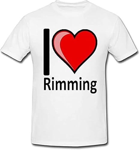Image of I Love Rimming T-Shirt M White