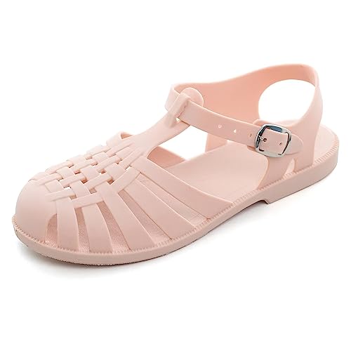 Image of Hee grand Crystal Jelly Heel Sandals for Women Summer Beach Jelly Shoes