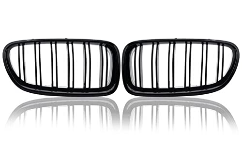Rejillas delanteras parrilla de riñón negro brillante para Serie 5 F10 F11 F18 2010-2017