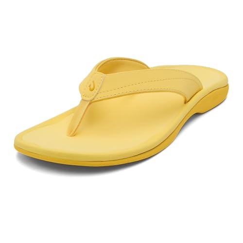 Image of OLUKAI Ohana Women's Sandals, Water Resistant Flip Flops with Arch Support, Lightweight Comfort for Beach & Travel, Enhanced Traction for Wet Surfaces