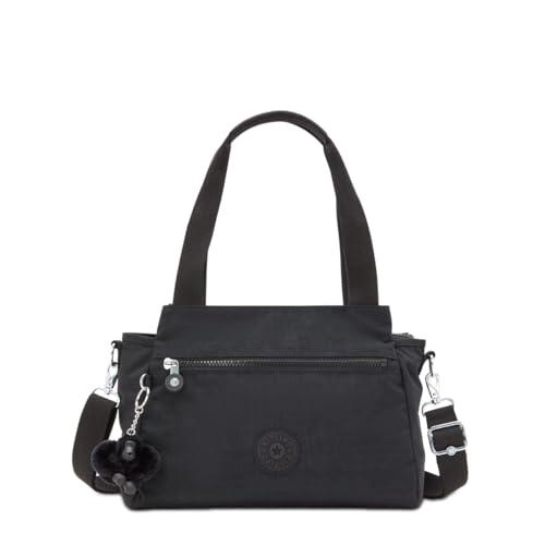 Kipling Elysia Bandolera Mediana, Bolsos de Hombro, Black Noir (Negro)