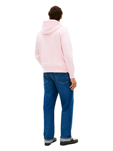 Image of Tommy Hilfiger Men's Medium Weight Fleece Hoodie Sweatshirt With Embroidered Logo, Also Available in Big & Tall