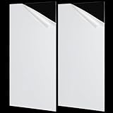 Maasechs 2 Pcs 12 x 24 x 1/8 Polycarbonate Clear Plastic Sheet, Stronger, Shatter Resistant, Easier to Cut, Bend, Transparent Plastic Panels Board for DIY Industrial Hobby Crafts Picture Frames