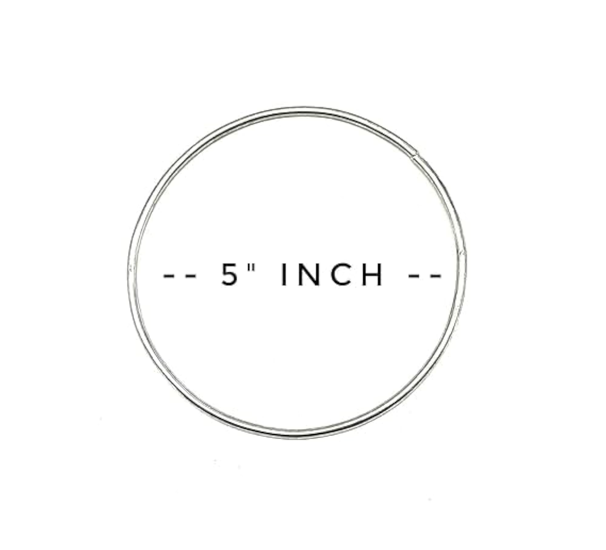 Pack of 6 Metal Rings for Dream Catchers & DIY Projects