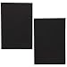 Marco de fotos de cartón con caballete de papel Kraft (negro, 10...