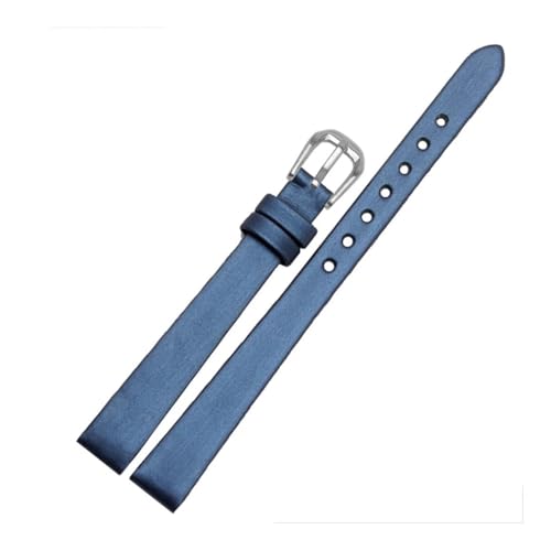 Bracelet de montre en cuir 14mm femme chic en rouge noir blanc bleu