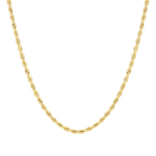 Tewiky Layered Necklaces for Women Non Tarnish- Chunky 14k Gold Plated Herringbone/Snake/Rope/Box/Cuban Link Chain for Women Waterproof Layering Stack Choker Necklace Trendy Dainty Tarnish Free