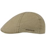 Stetson Texas Casquette Plate Coton Biologique Protection Anti UV 40+ Homme Printemps Ete