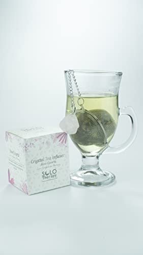 Hibiscus Dried Cut Flowers, 4 Oz, And Crystal Tea Infuser - Rose Quartz, Hibiscus Tea, Te De Jamaica Resealable Bag #TOP4