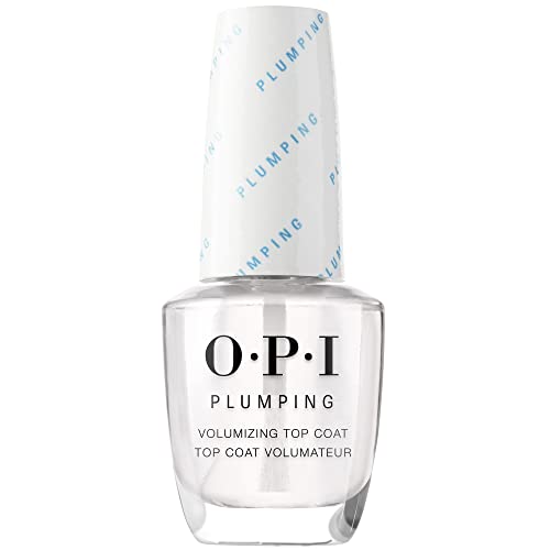 Opi Nail Polish Top Coat, Plumping, Volumizing, Glossy Finish, Protect Nail Color From Chipping, Gel-Like Look, 0.5 Fl Oz #TOP22