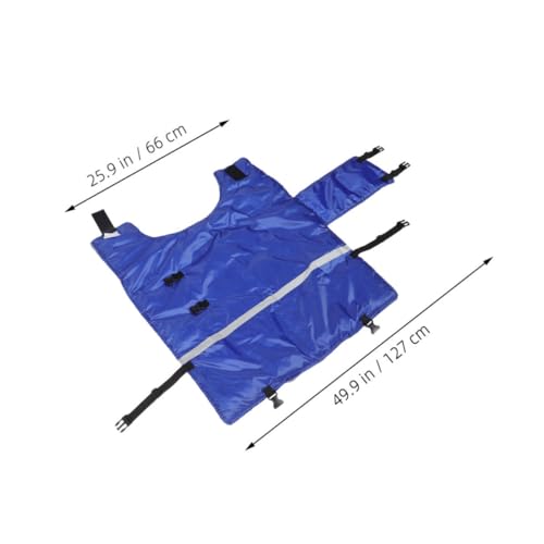 Couverture coupe-vent pour veau YARNOW avec protection ventrale réglable - 2