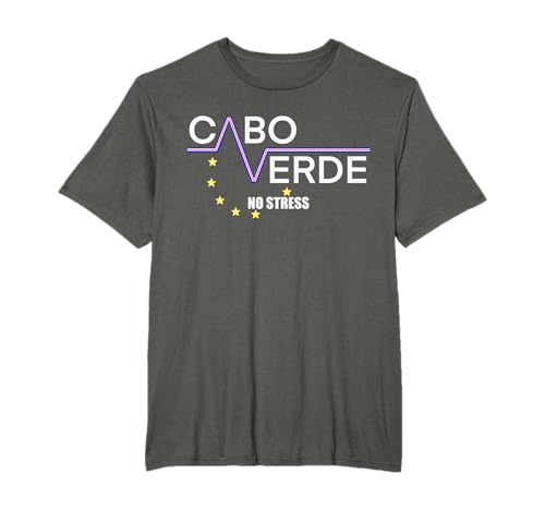 Cabo Verde Motif vacances sans stress du Cap-Vert T-Shirt