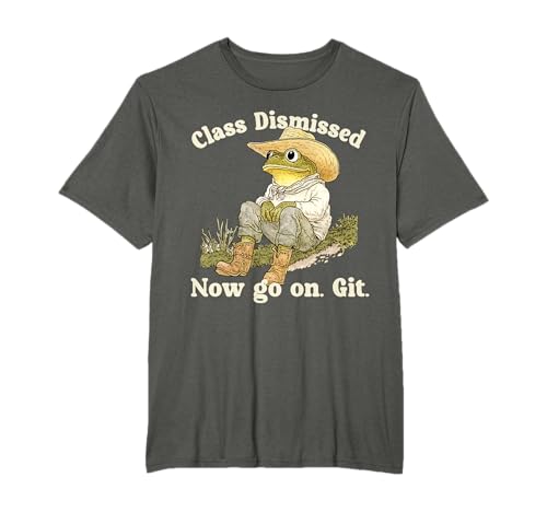 Teacher End Of Year Funny Class Dismissed Now Go On Git T-Shirt