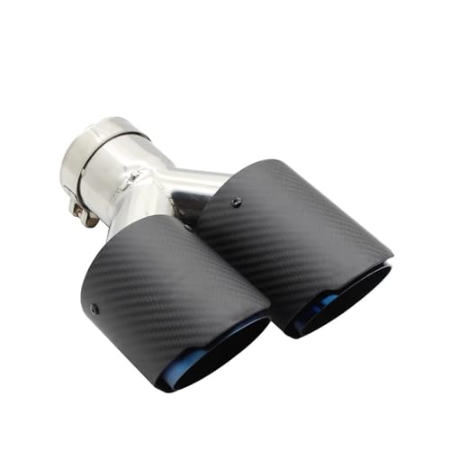 Embout silencieux voiture avec double sortie buse décoration inoxydable 60mm-89mm gauche