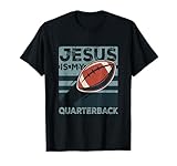 Jesus is My Quarterback Christian Football Ball Sport Player T-Shirt
