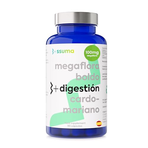 Probióticos y Prebióticos - 90 Cápsulas | Remedios para Gases Intestinales | Favorece La Digestión y Desinflamación de Forma Natural | Sin Aditivos - 100% Vegano
