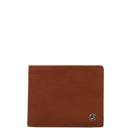 Image of Da Milano RFID Protected Leather Wallet for Men with Card Slot - Brown (0111A-OL)