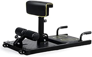 COSTWAY Deep Sissy Squat Machine, 8-in-1 Fitness Equipment with Protective Foam and Wheels, Adjustable Training Machines for Home Gym Leg Exercise, Push-up, Sit-up, Abs Workout