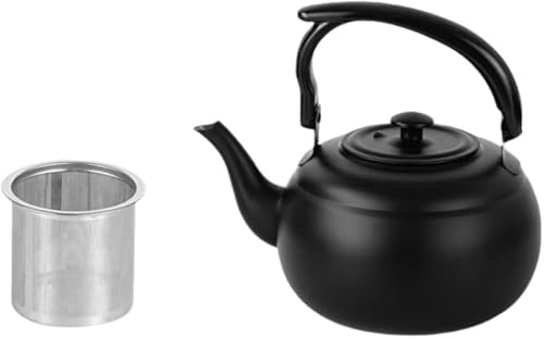 Xiraivke 大容量ステンレス広口やかん おしゃれデザインで家庭・業務両用 お手入れ簡単・持ち運び便利な高耐久性キッチンケトル