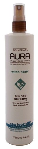 Aura Witch Hazel Hairspray 8 oz. Pump (3-Pack) with Free Nail File