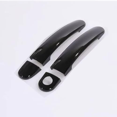 Car Exterior Door Handles for SEAT for Ibiza 6J Mk4 6L Mk3 FR for Cupra 2004-2016 Gloss Black Chrome Car Door Handle Covers Styling Accessories Stickers(H)(G)
