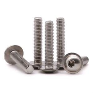 RoyceMart M5-0.8 x 25mm (50��) �{�^���w�b�h�\�P�b�g�L���b�v�˂� �t�����W���b�V���[�t�� 304�X�e�����X�X�`�[�� 18-8 �S�l�W