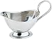 Produktbild APS hochwertige Edelstahl-Sauciere, Weihnachtsessen, Braten-/ Dessertsoße, Tafelgeschirr, für 250 ml, 16 x 7,5 cm, H: 9 cm