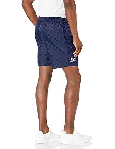 Umbro Men's Standard Coral Studios X Reversible Checkerboard Short, Navy, Large #TOP1