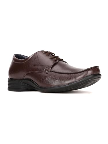 Image of Bata Men BOSS-Crude Black Formal Shoes