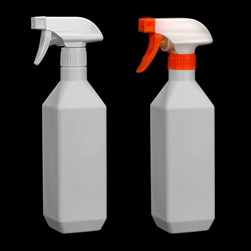 Vaporisateur Bouteilles Pulvérisateur Vide 2 Pièces 500ML Flacon Pulvérisateur en Plastique Rechargeable avec Pulvérisation et Jet Modes pour Nettoyage Cuisine Jardin Arroser Les Plantes Cover