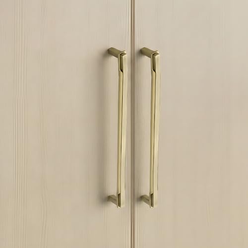 Image of 4 Inch Premium Cabinet Handles Zinc Alloy Material, 1341 B Antique with Gold Finish, Durable Drawer Pulls for Kitchen Cabinets, Cupboards, Wardrobes & Furniture Hardware - Pack of 2