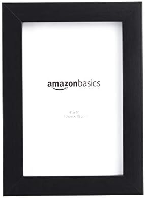 Amazon Basics Photo Frame - 13 x 18 cm, Black, 5-Pack