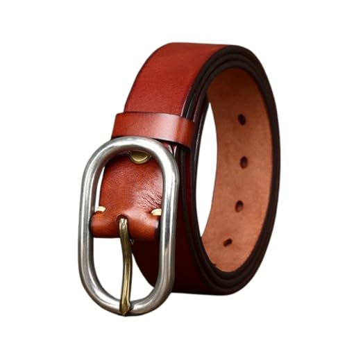 Ceinture en cuir pleine fleur fait main 5 mm robuste et durable