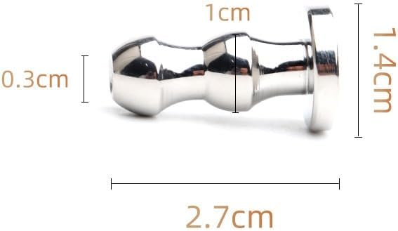 6PCS Urethral Sounds Stainless Steel Penis Plug Expand Multi Beads Urethral Dilators for Beginner Dilator Urethra for Couples Trainer SM Urethral Training Set