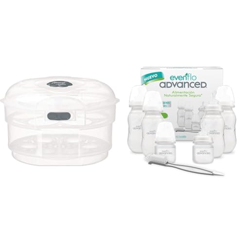 Advanced by Evenflo Sterilizer + Bottle Set Bundle