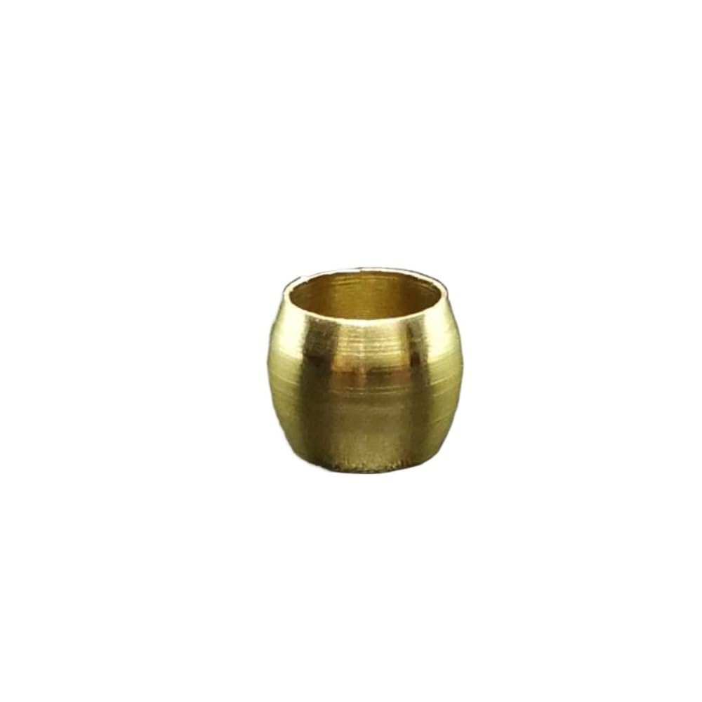 Zzsthvqwm One Color Brass Pipe Fitting Ferrules Compression Sleeve Seal Rings 6.2-16Mm 10 Pack(6.2Mm)