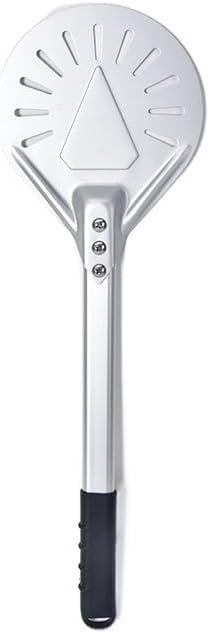 Pizza ​Paddle 7/8/9 Inch Pizza Turning Peel Aluminum Pizza Shovel Pizza Peel Paddle Short Pizza Tool Silicone Handle Hard Coating Pizza Peel