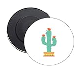 Ideal para tu hogar IMAN REDONDO. CACTUS CON FLORES MEXICANO MEXICO