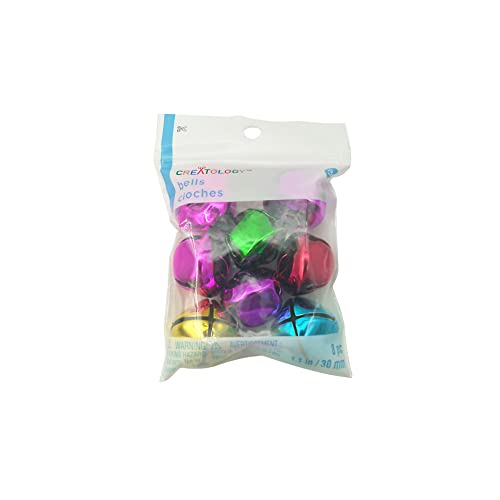 12 Packs: 8 ct. (96 total) 30mm Assorted Jingle Bells by Creatology™