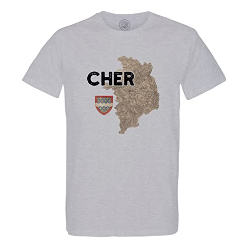 T-Shirt Homme d'Exception en Coton Bio avec Carte Rare de Bourges